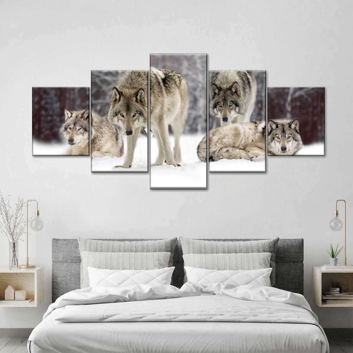 Wolf Pack Wall Art