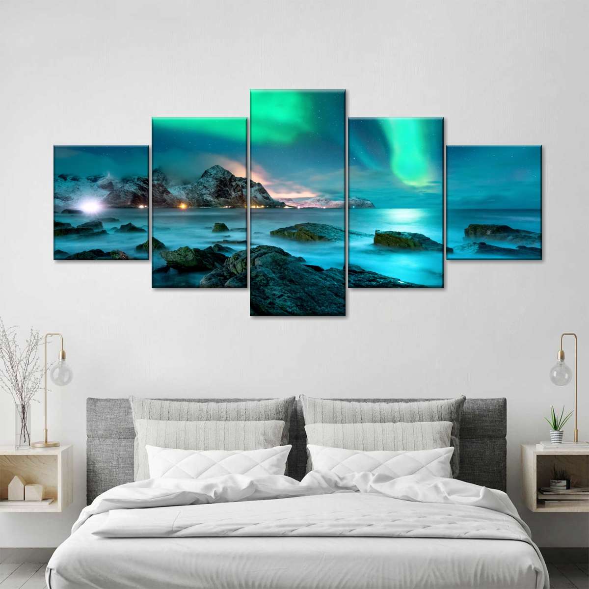 Stunning Lofoten Aurora Borealis Wall Art