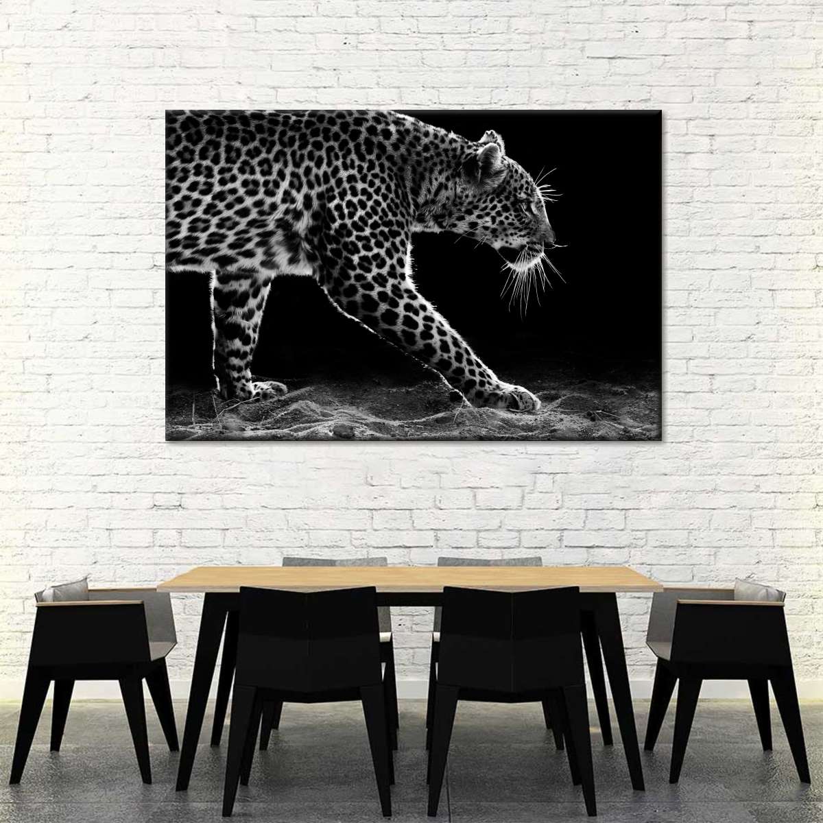 Walking Leopard Wall Art