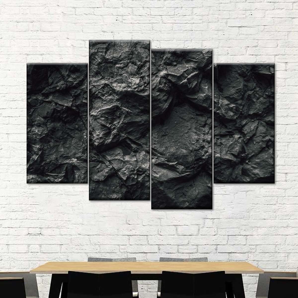 Black Stone Wall Art