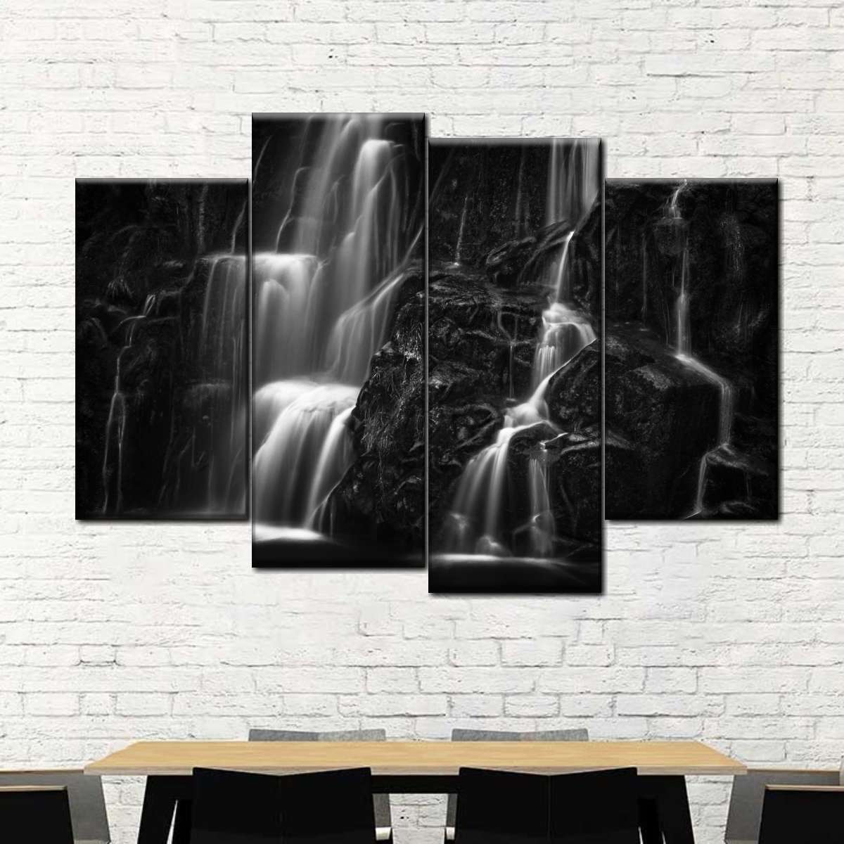 Dark Waterfalls Wall Art