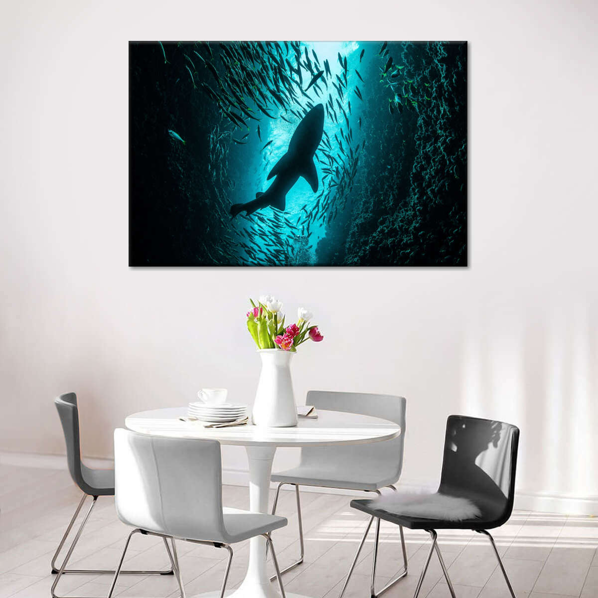 Shark Depth Wall Art