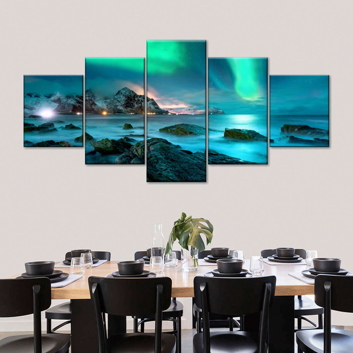 Stunning Lofoten Aurora Borealis Wall Art