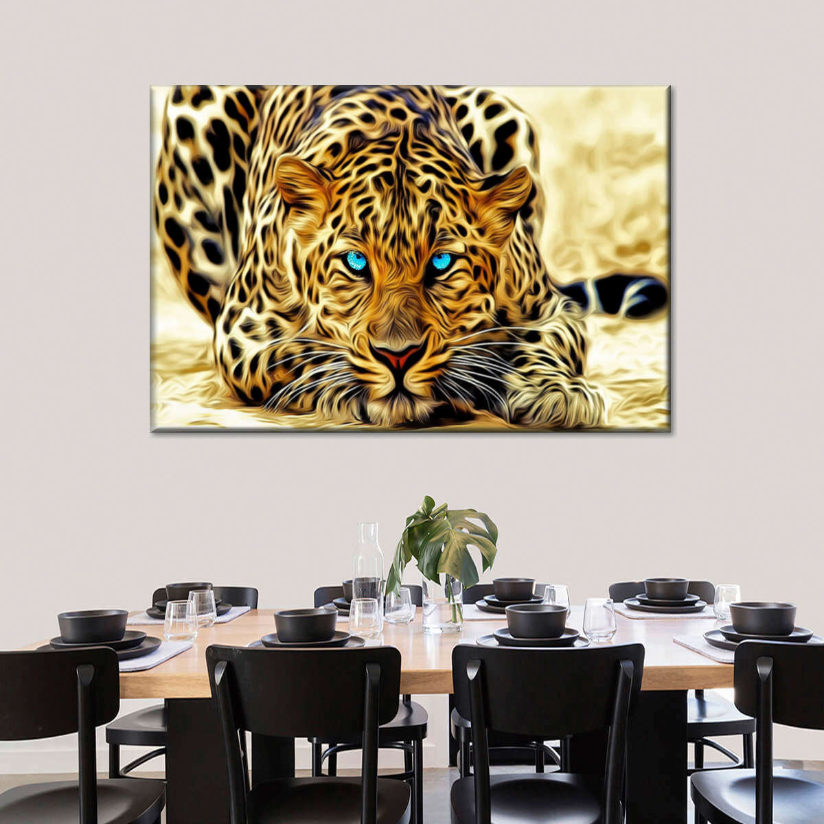 Blue Eyed Jaguar Wall Art