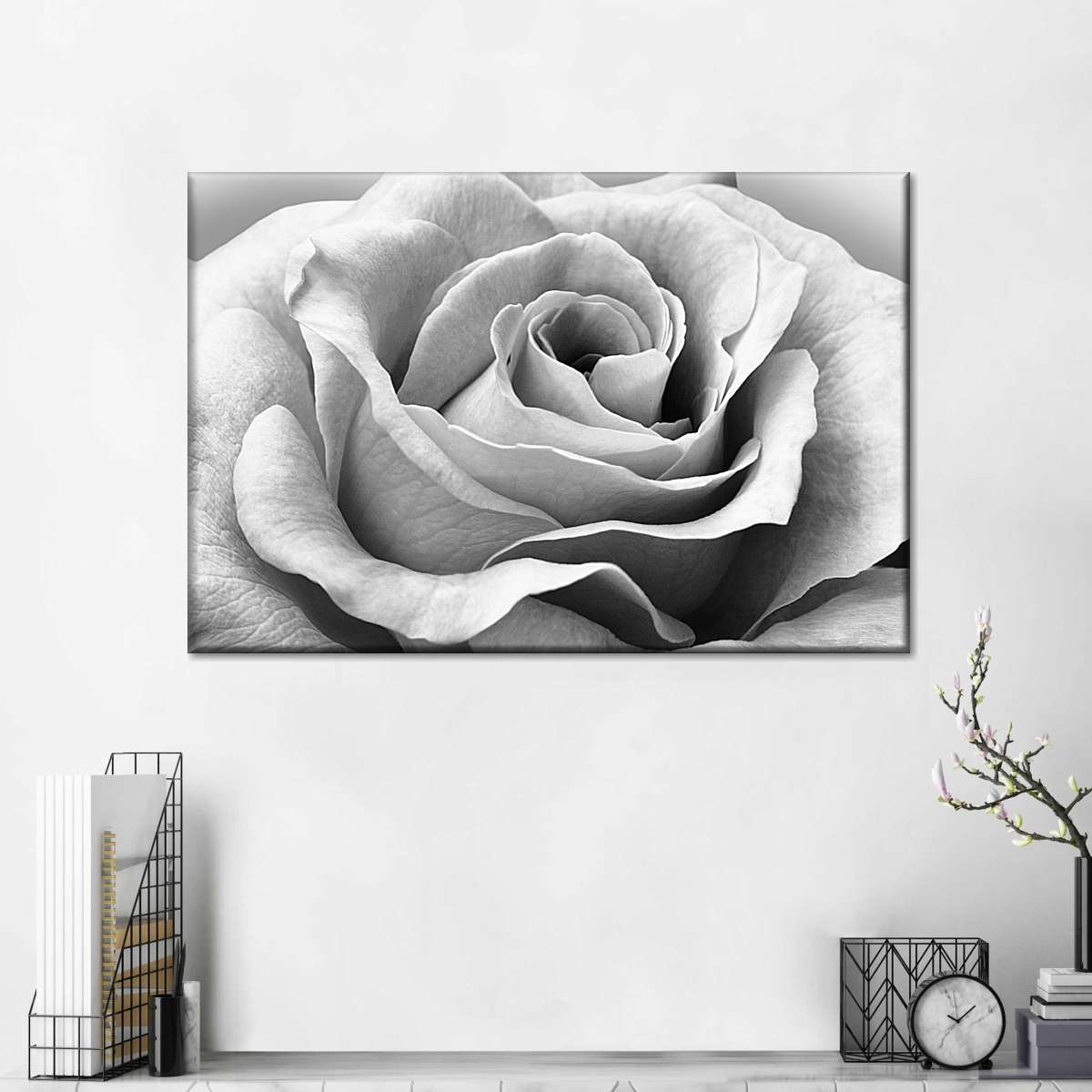 Full Bloom Rose Wall Art