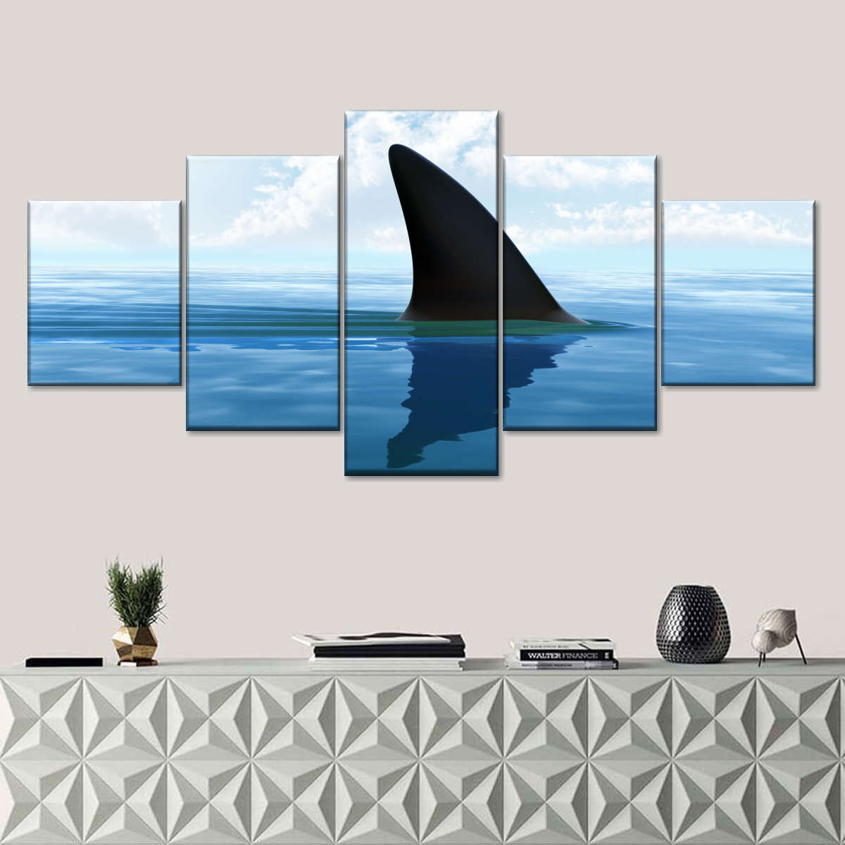 Shark Fin Wall Art