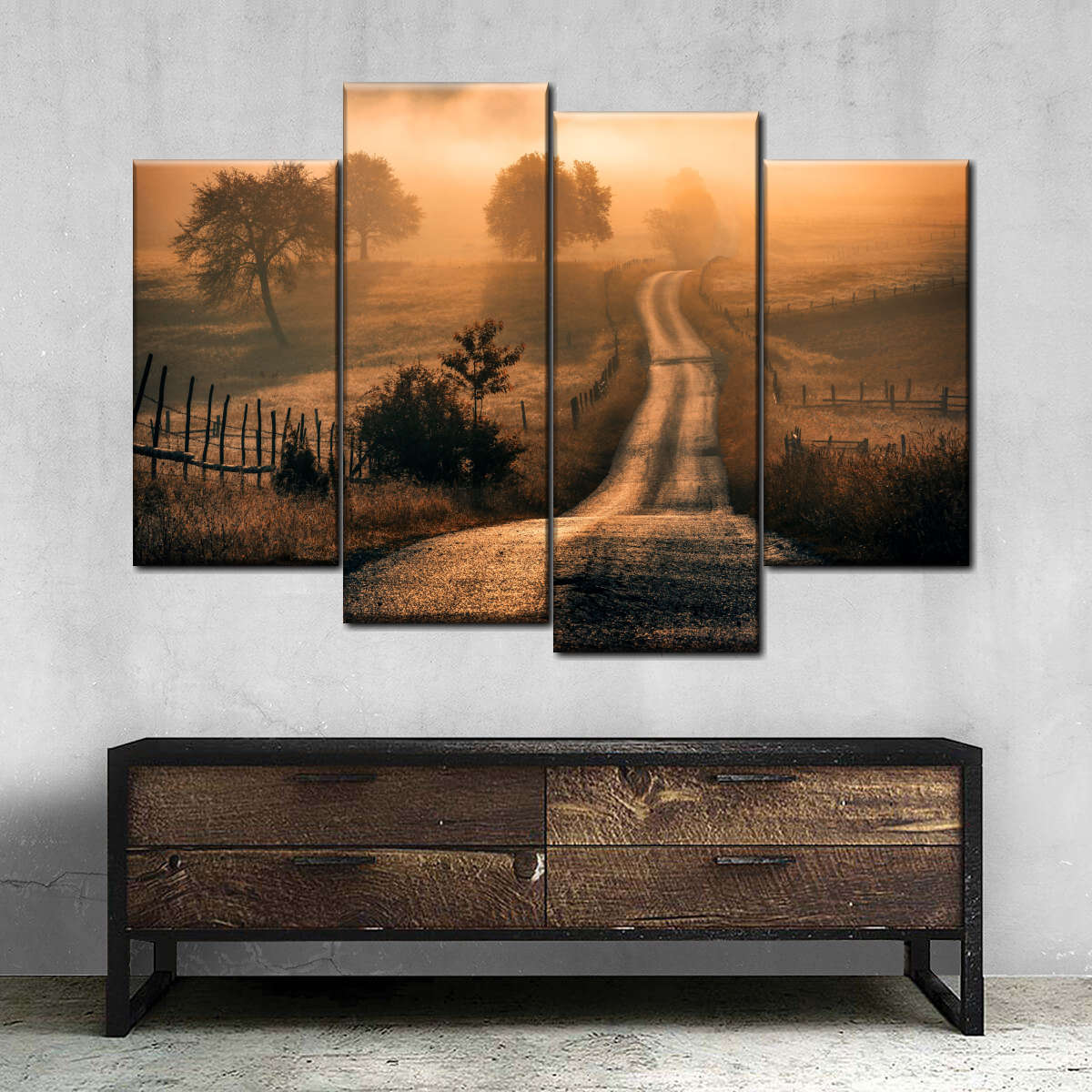 Field Of Fog Wall Art