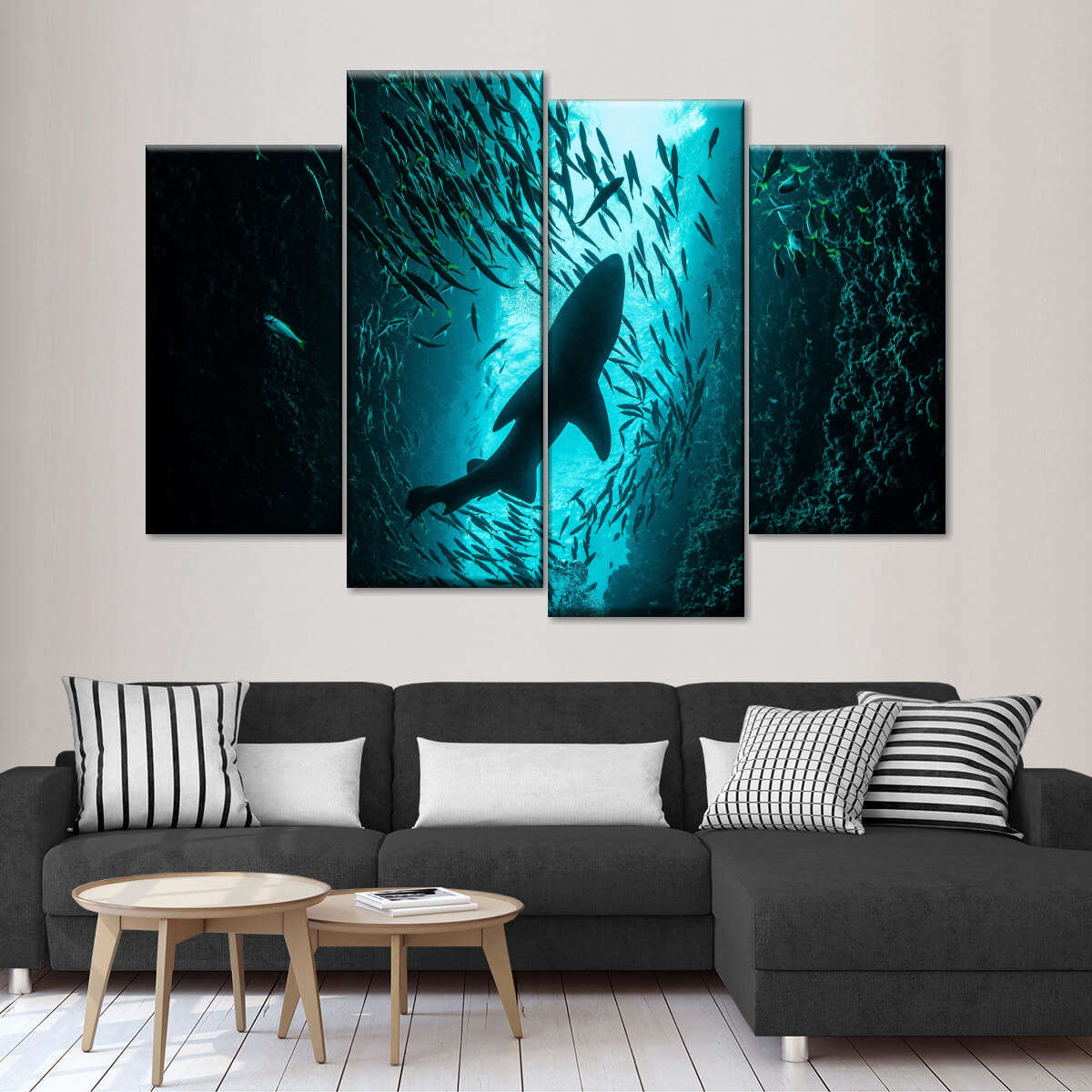 Shark Depth Wall Art