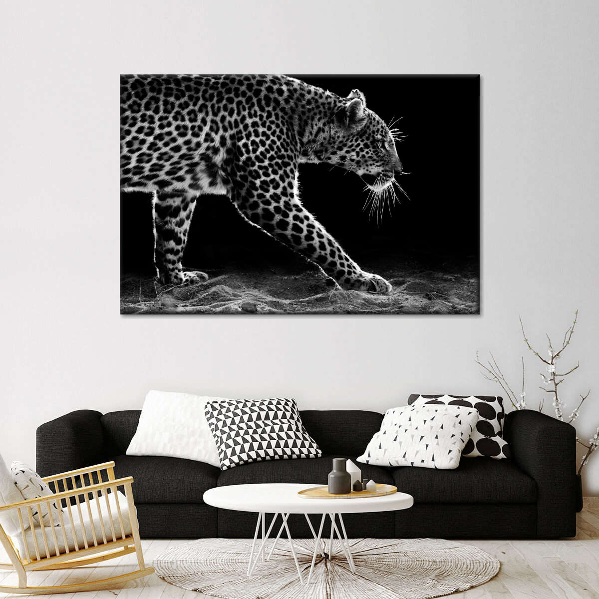 Walking Leopard Wall Art