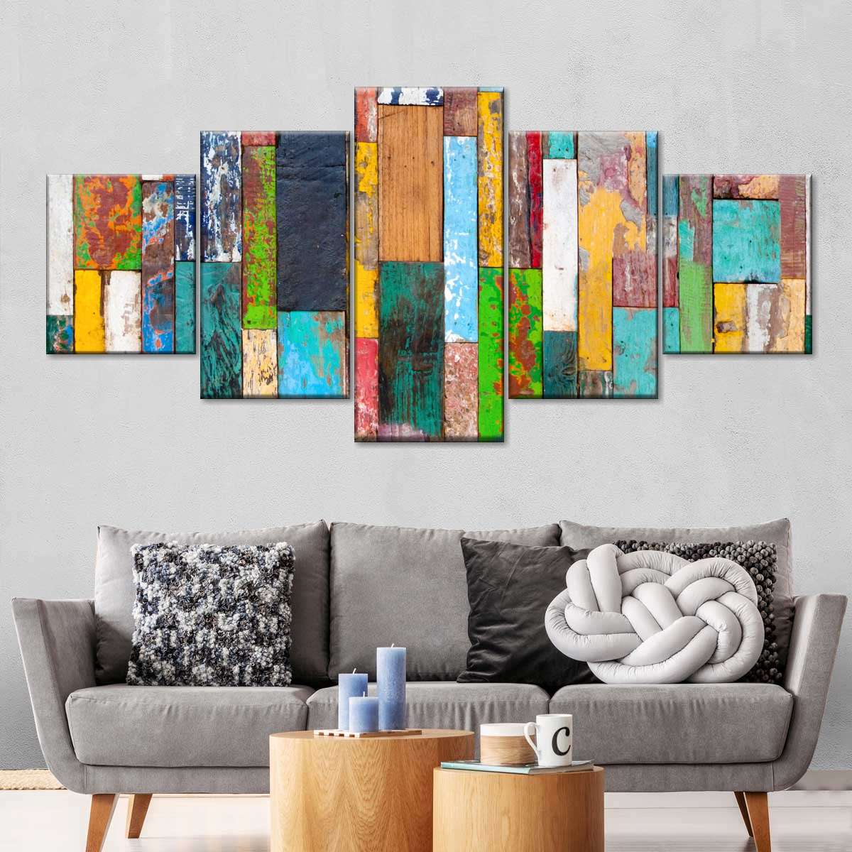 Retro Wood Wall Art