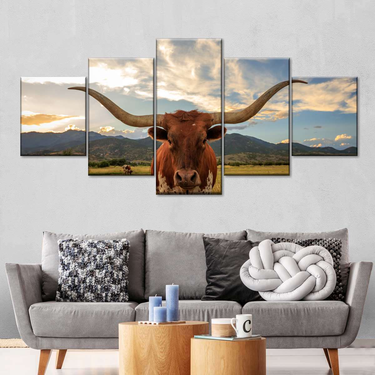 Mighty Longhorn Wall Art