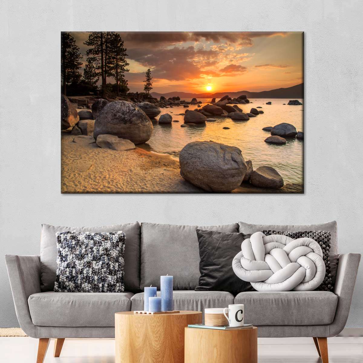 Lake Tahoe Twilight Wall Art