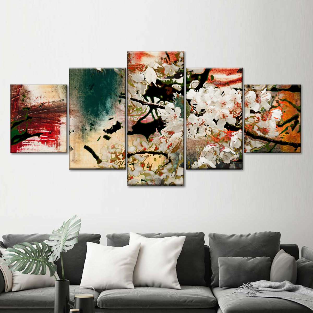 Japanese Flower Wall Art