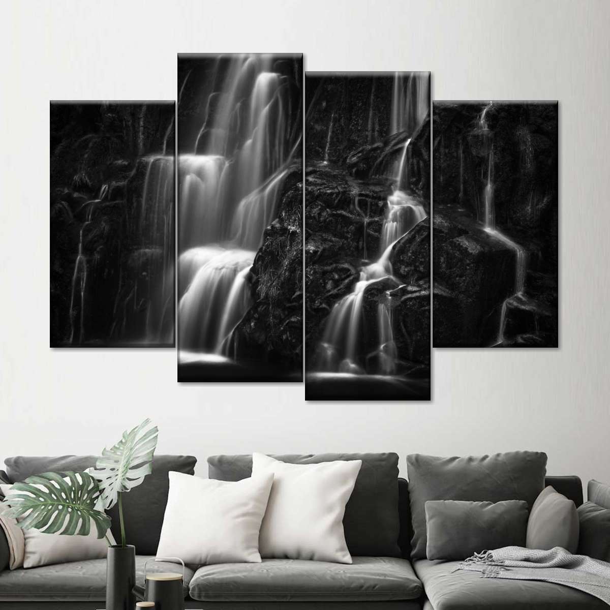 Dark Waterfalls Wall Art