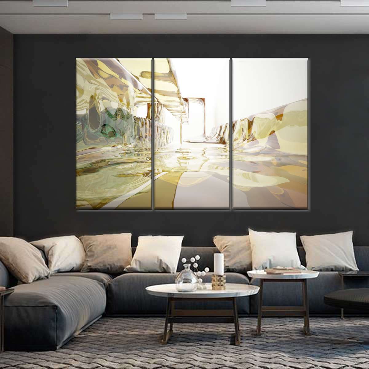 Glass Room Abstract Wall Art