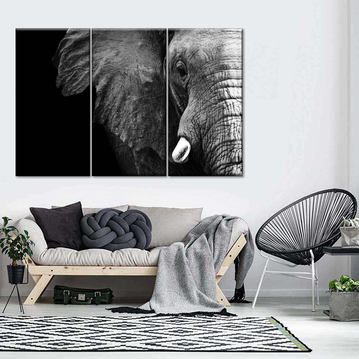 Wise Elephant Wall Art