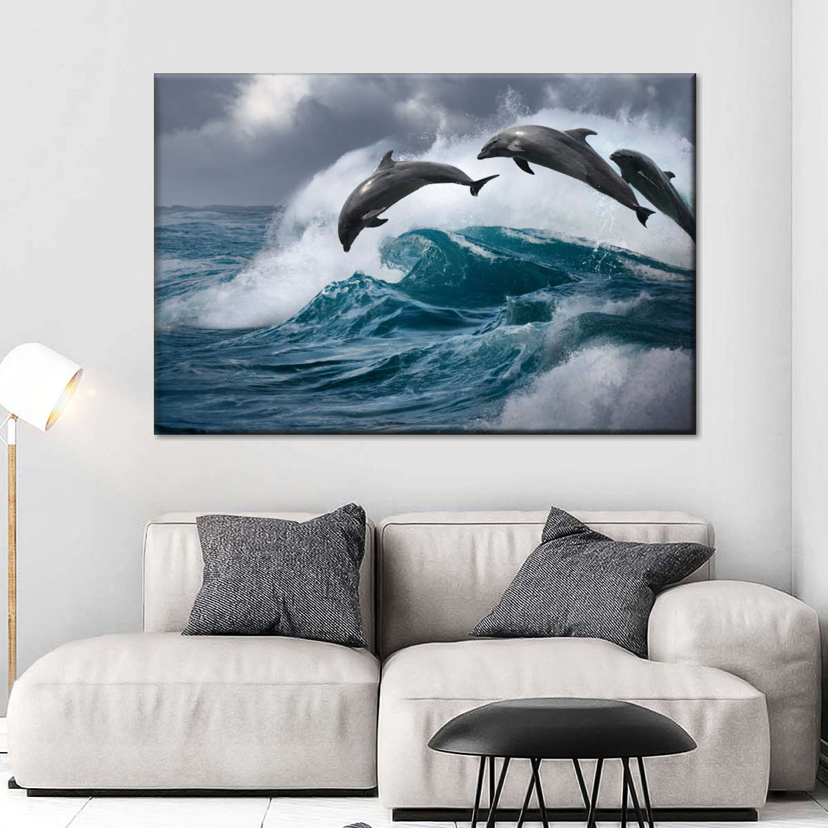 Leaping Dolphins Wall Art