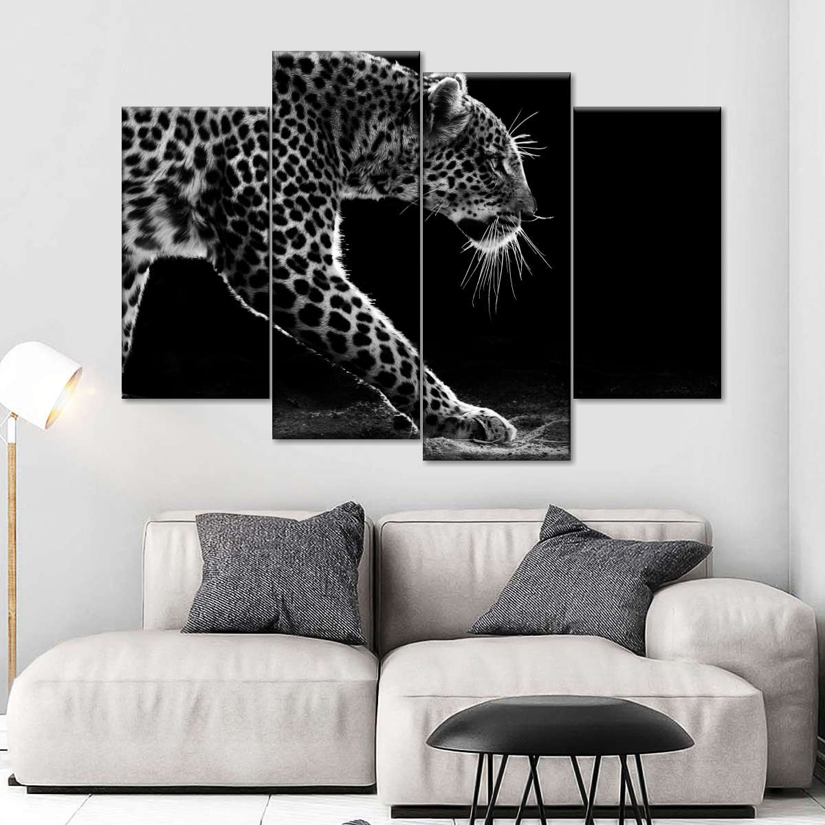 Walking Leopard Wall Art