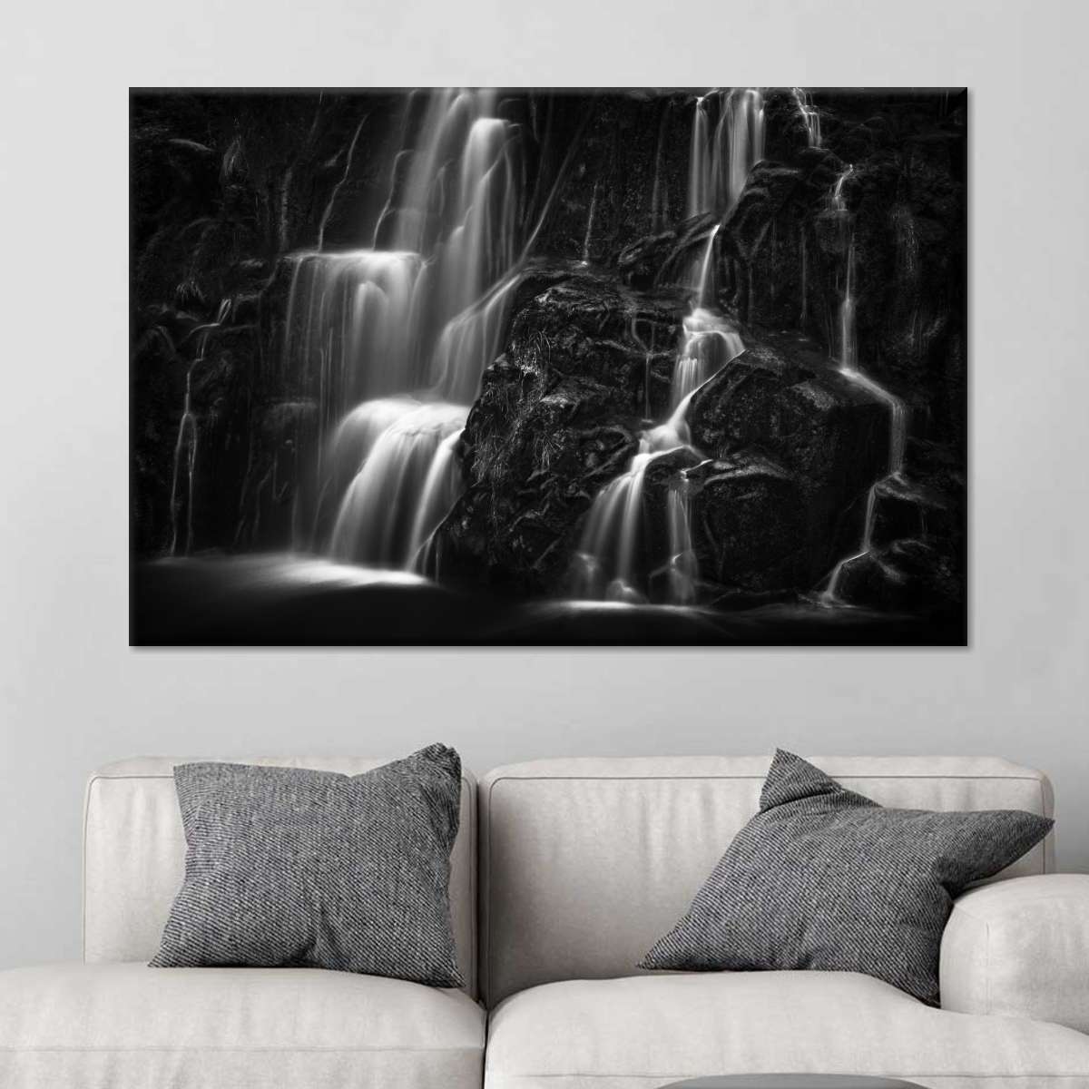 Dark Waterfalls Wall Art