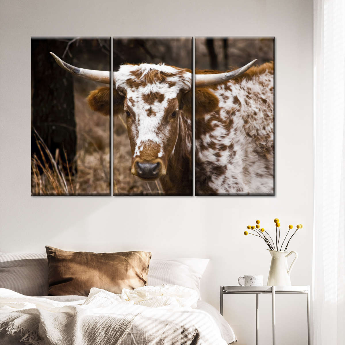 Longhorn Bull Wall Art