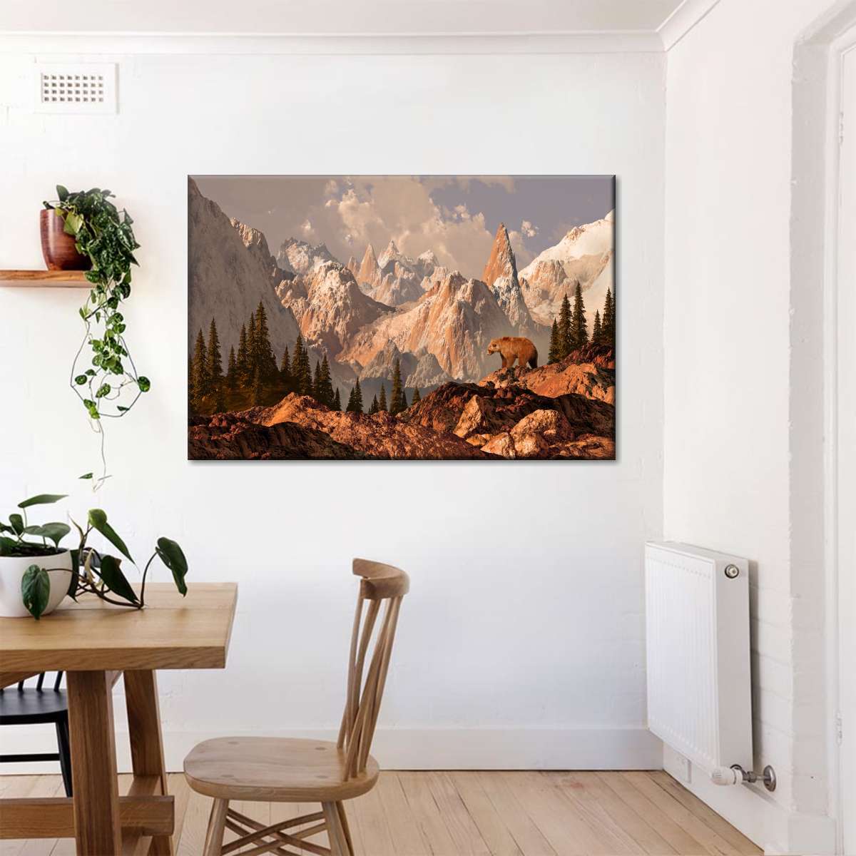 Rocky Mountain Bear Wall Art