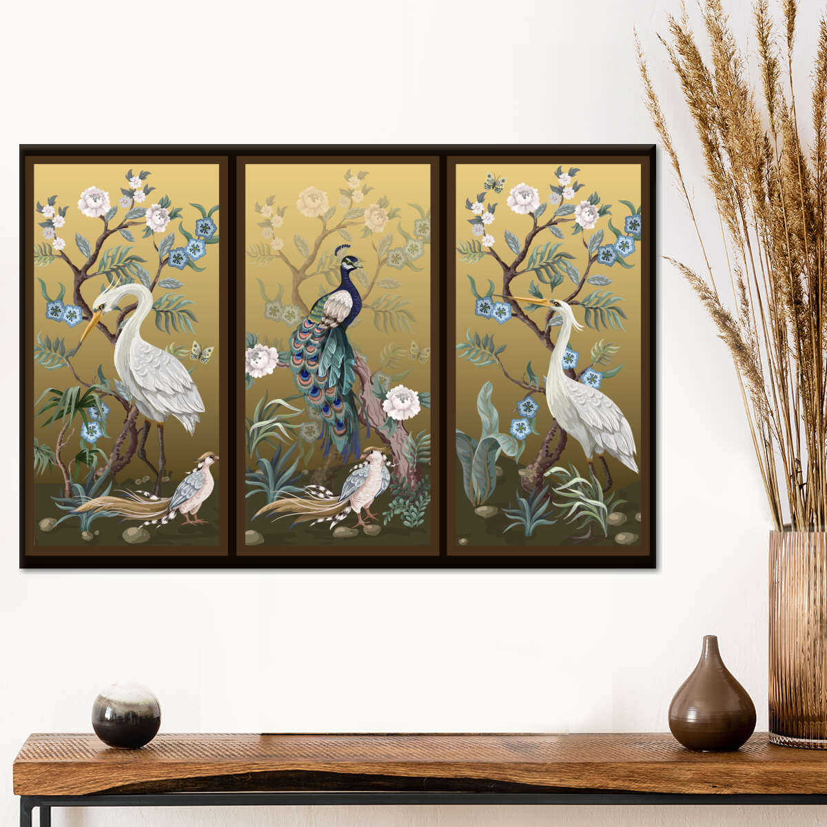 Elegant Birds Wall Art