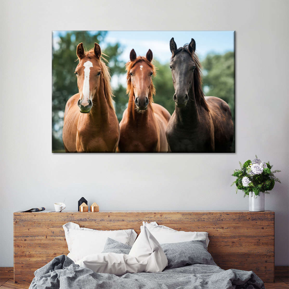 Young Horses Wall Art