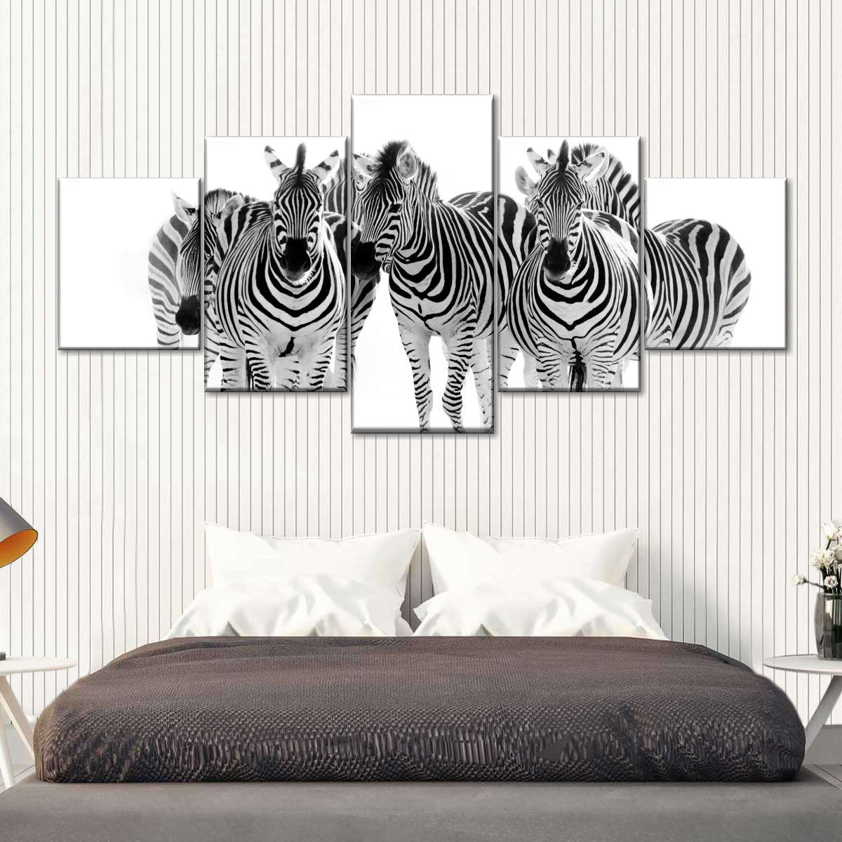 Zebras On The Move Wall Art