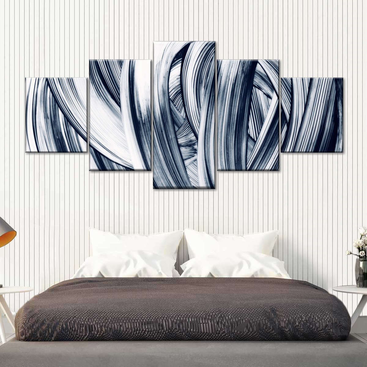 Abstract Grunge Strokes Wall Art