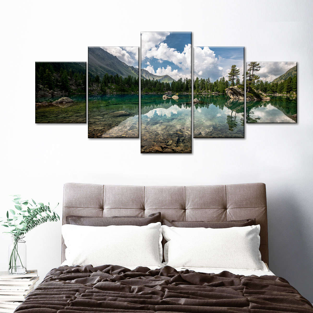 Tranquil Lake Landscape Wall Art