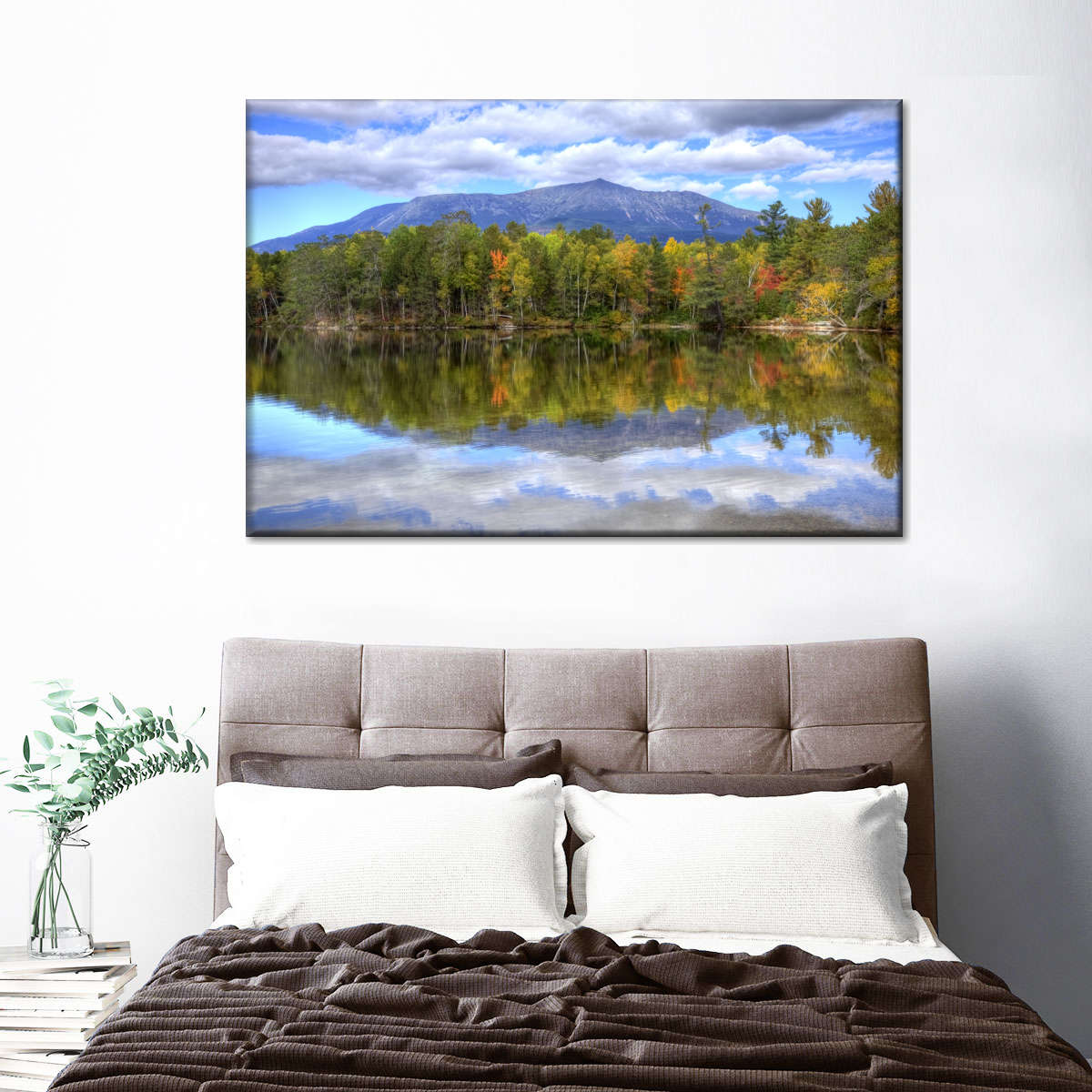 Mount Katahdin Lake Landscape Wall Art