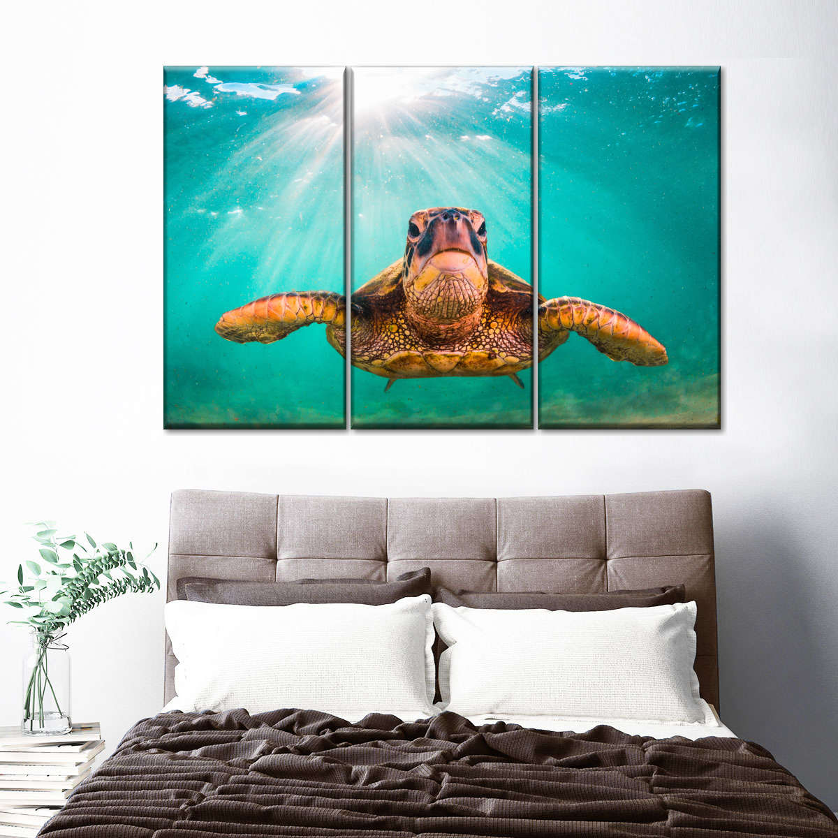 Maui Green Turtle Wall Art