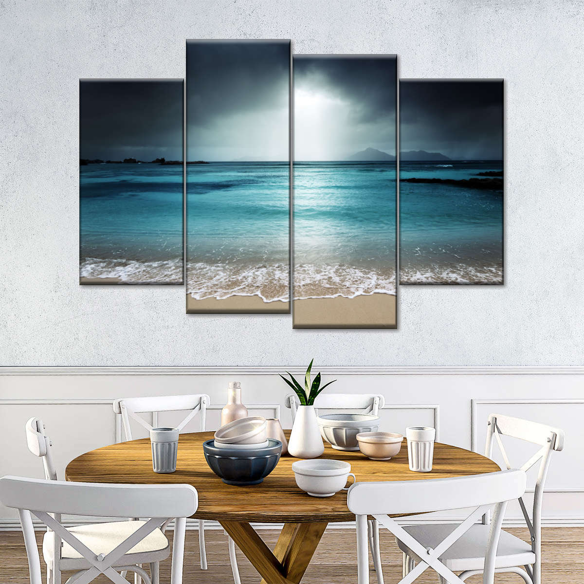 La Digue Island Evening Sky Wall Art