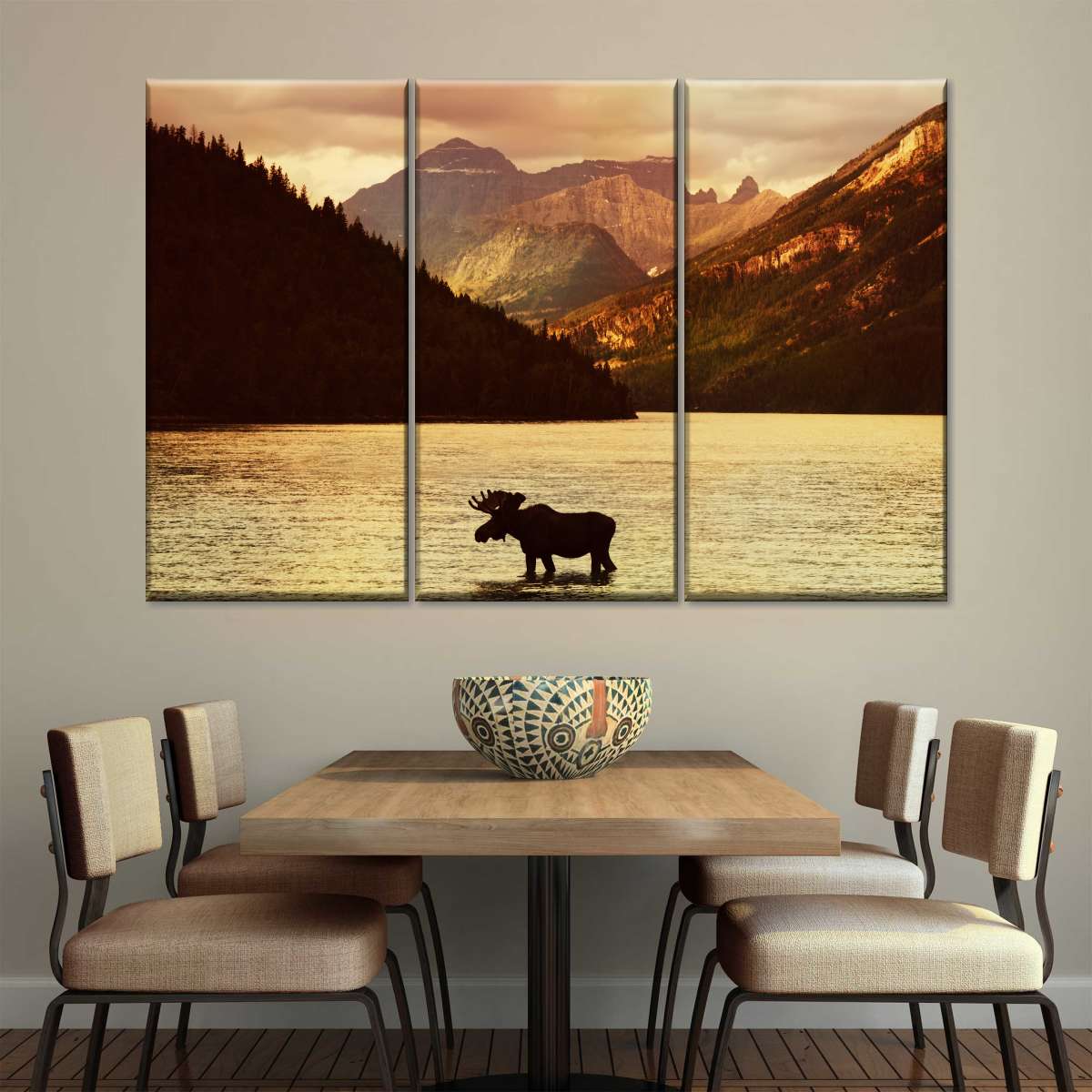 Lake Moose Wall Art