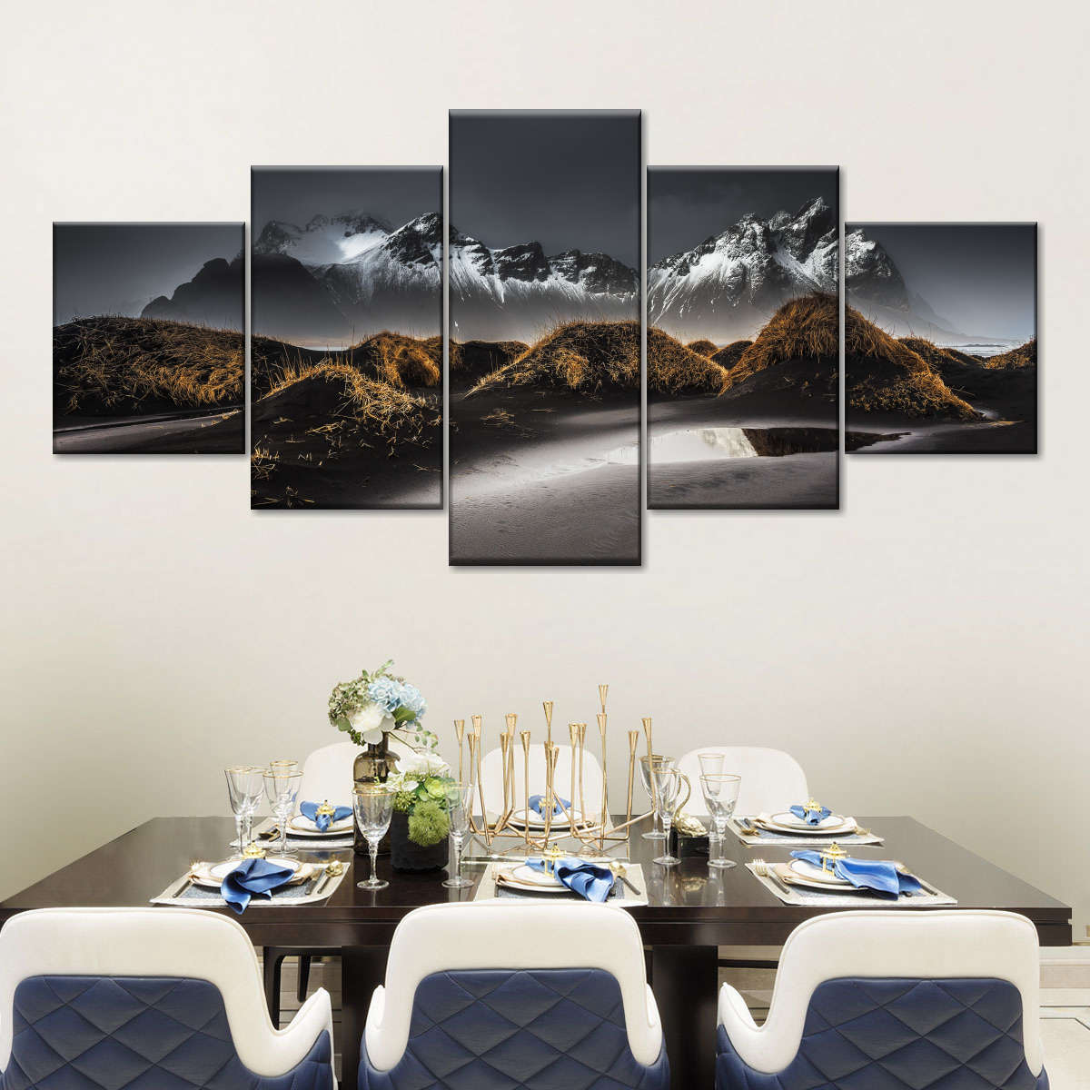 Stokksnes Mountainscape Wall Art