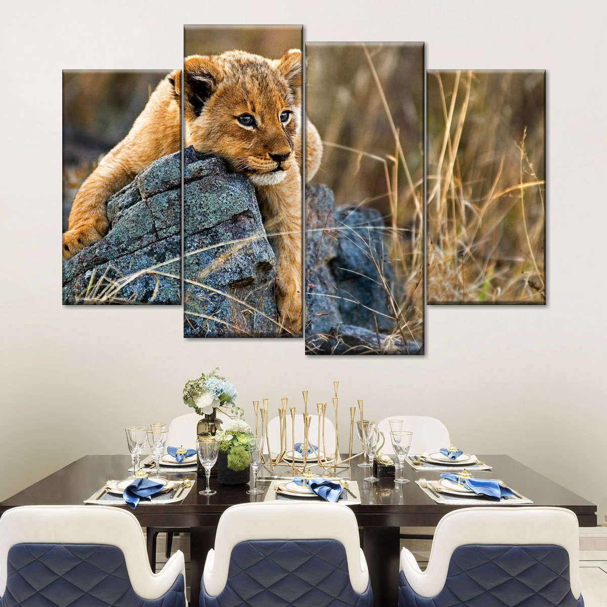 Safari Lion Cub Wall Art