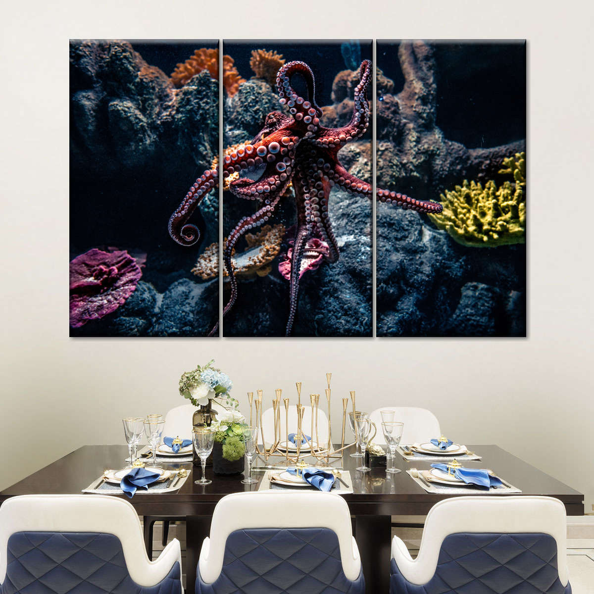 Octopus Habitat Wall Art