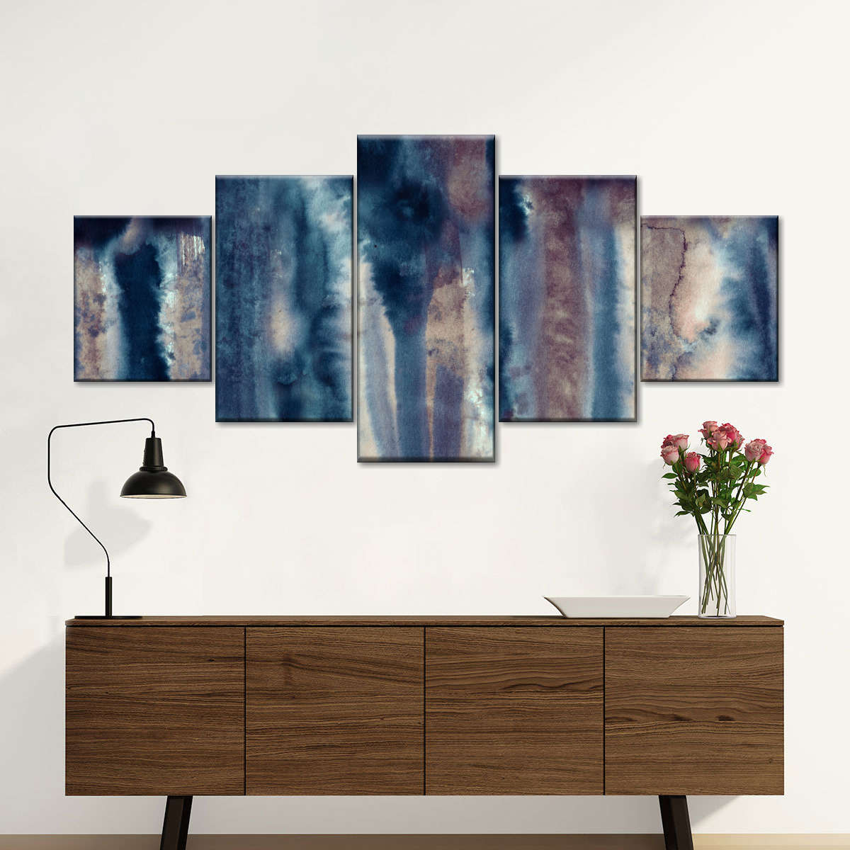 Abstract Batik Wall Art