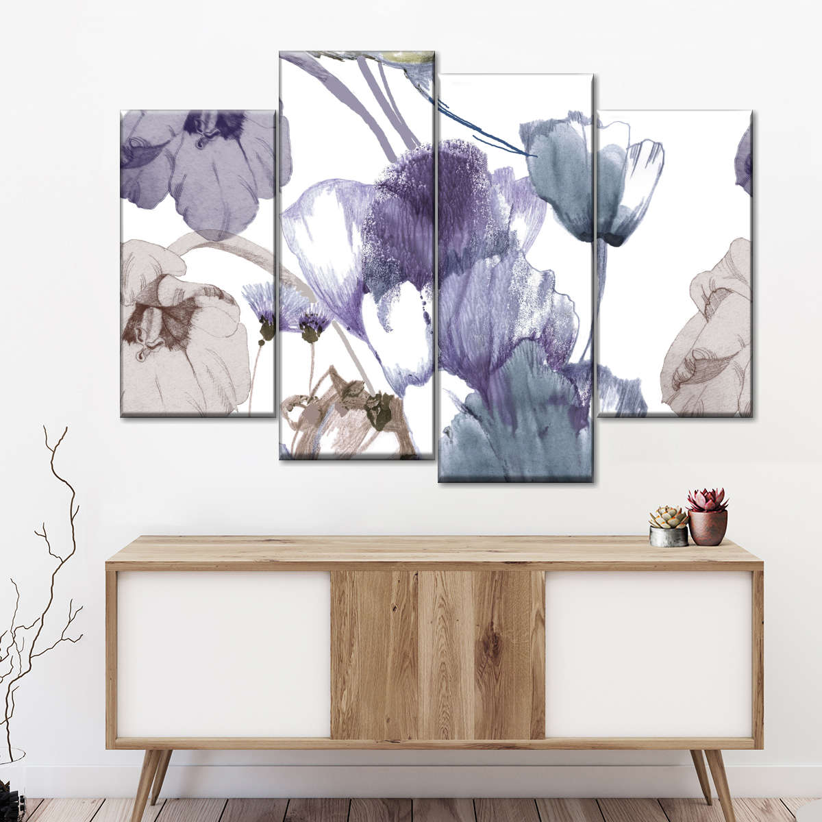 Textured Tulips Wall Art