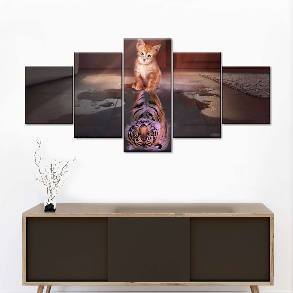 Tiger Kitty Wall Art