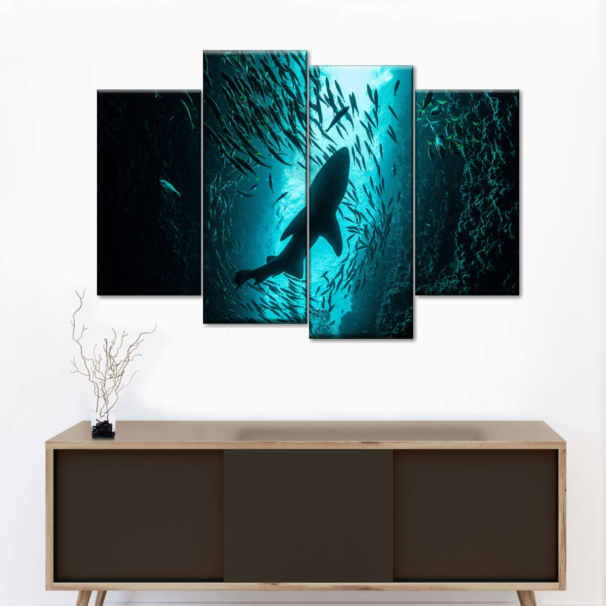 Shark Depth Wall Art