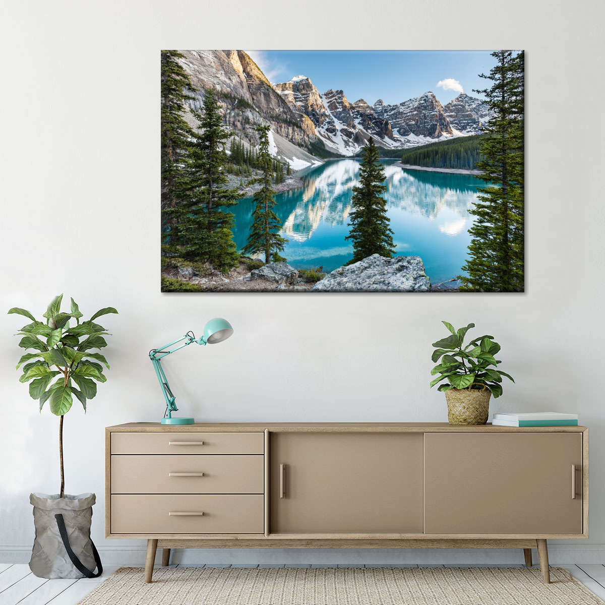 Moraine Lake Reflections Wall Art