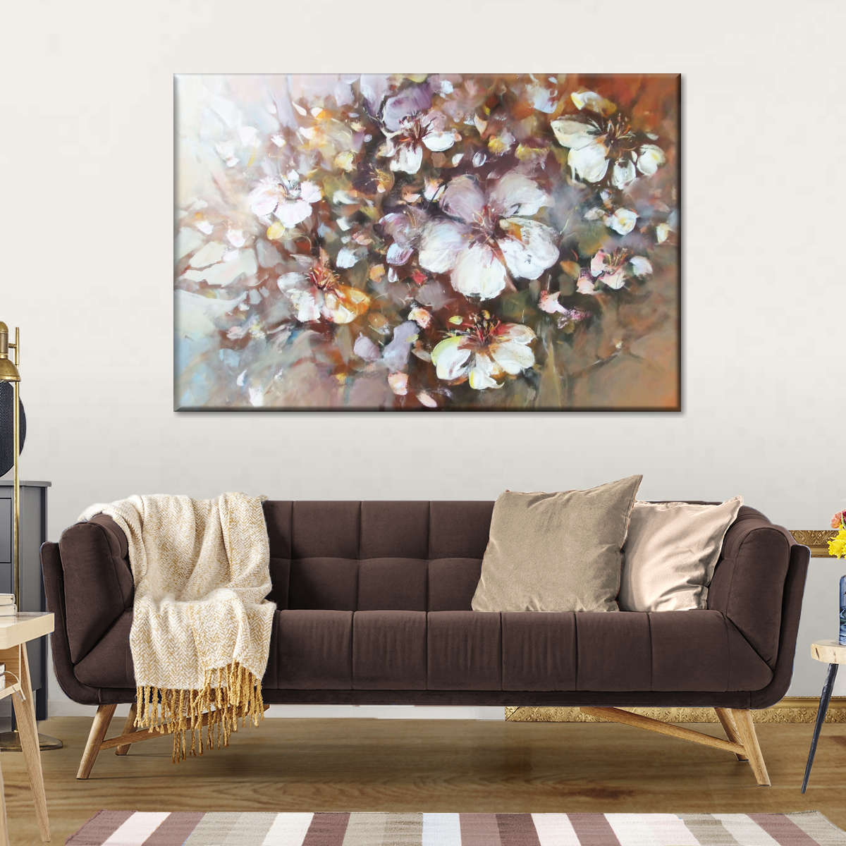 Abstract Almonds Blossom Wall Art