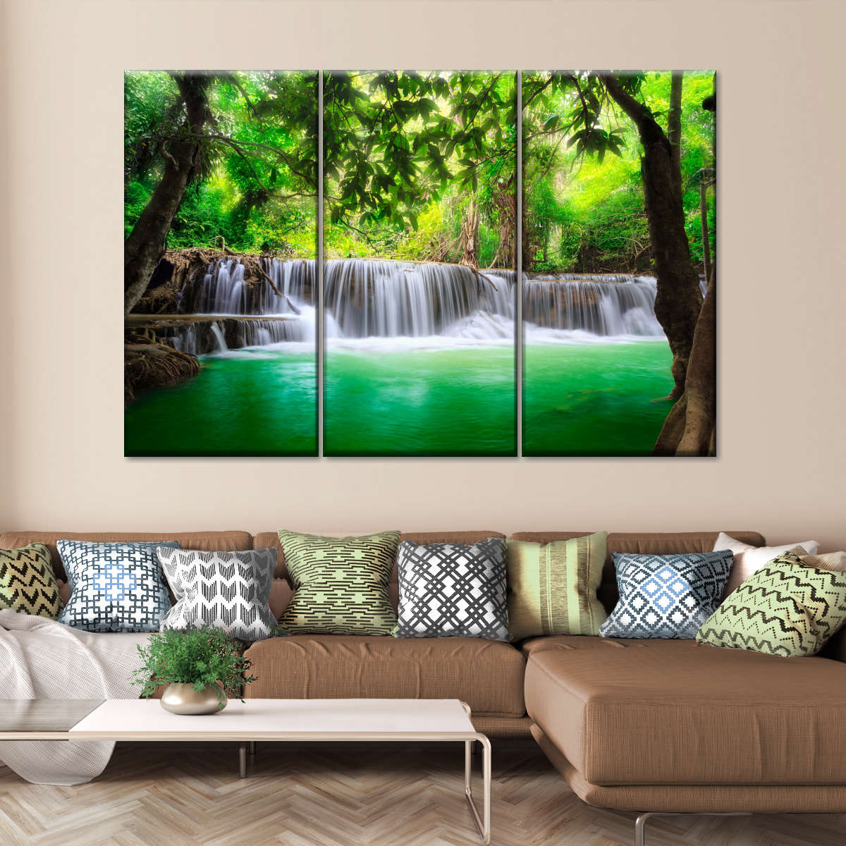 Huay Mae Khamin Waterfall Wall Art