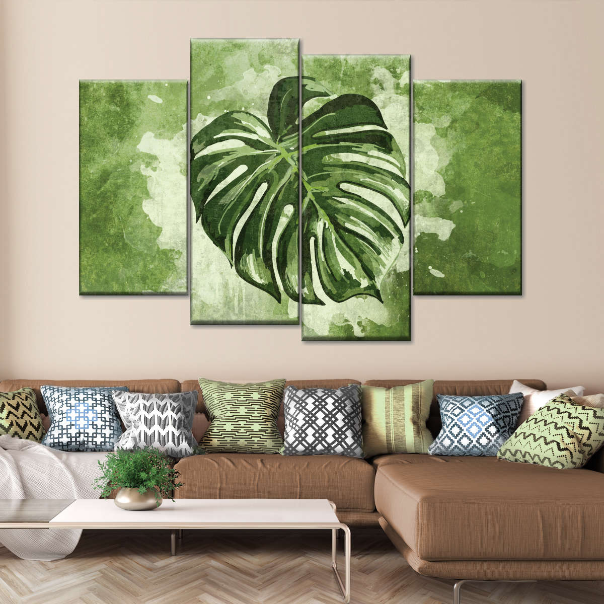 Distinct Tropical Leaf Wall Art