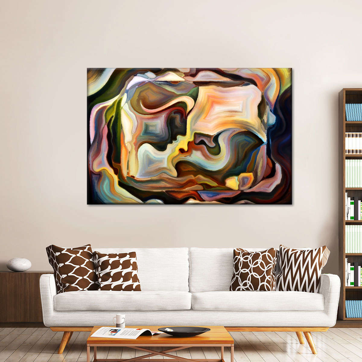 Passionate Moment Abstract Wall Art