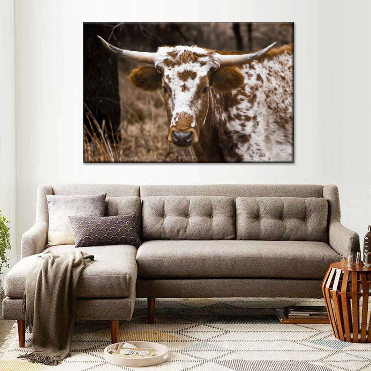 Longhorn Bull Wall Art