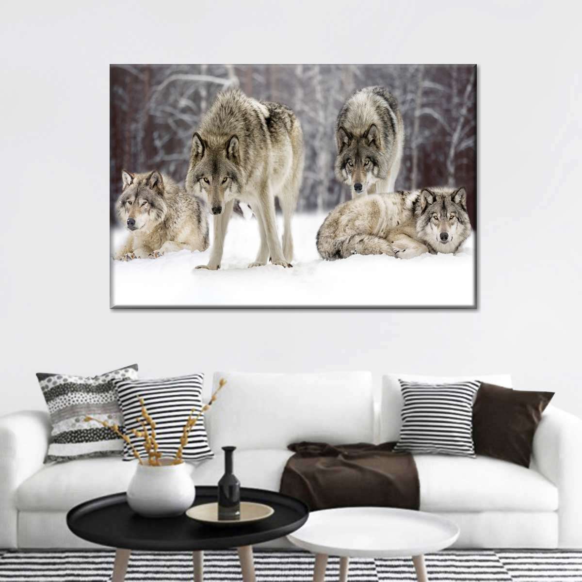 Wolf Pack Wall Art