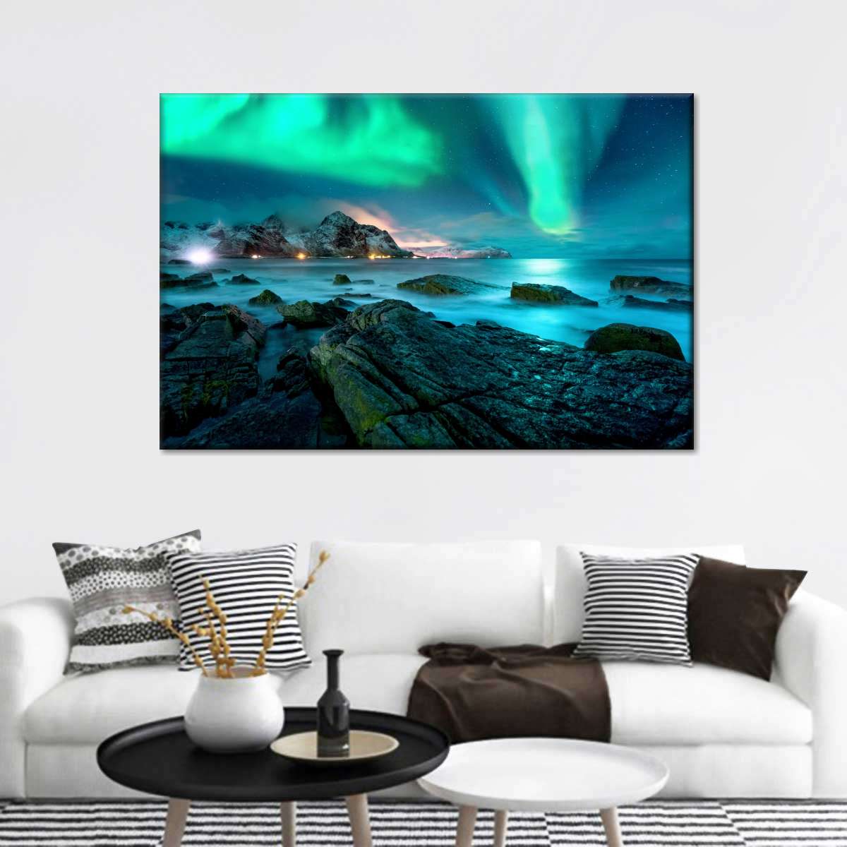 Stunning Lofoten Aurora Borealis Wall Art