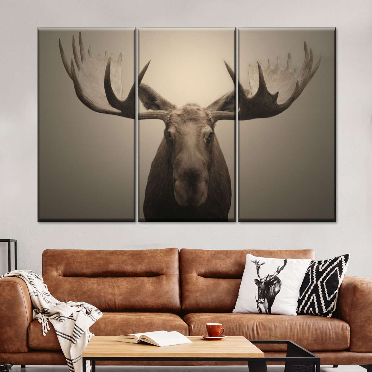 Moose Portrait Wall Art